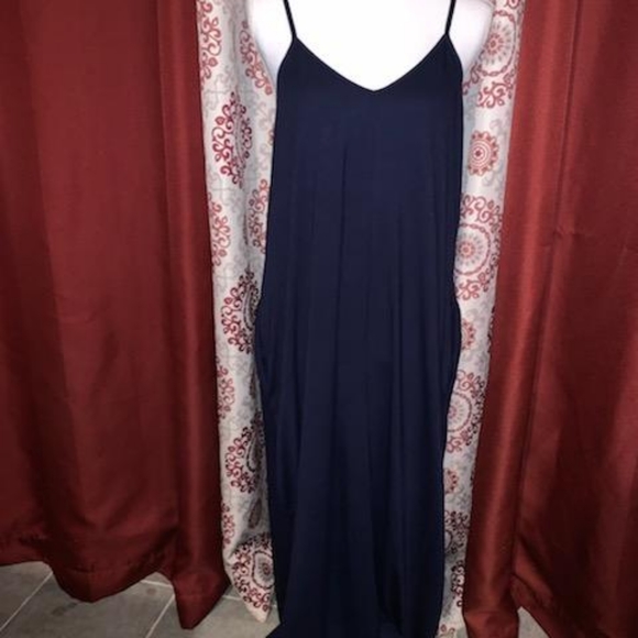Blue Cocoon Maxi Dress - Picture 3 of 5